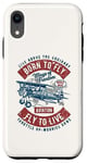 iPhone XR Wings of Freedom Retro Vintage Aviation Airplane Design Case