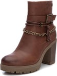 REFRESH Femme 170125 Botte Tendance, Camel, 40 EU