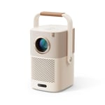 【Sound by JBL & Built-In 2.5H Battery】Portable Projector,450ANSI Native 1080P Projector,Auto Focus&Keystone,Smart Screen,WiFi 6 Bluetooth Outdoor Projector 50% Zoom for Home Cinema,Bedroom