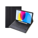 Tangentbordfodral för Samsung Galaxy Tab A8 10.5 X205/X200, avtagbart Bluetooth-tangentbord svart A