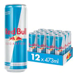 Red Bull Energy Drink Cans Sugar Free 473 ml x12