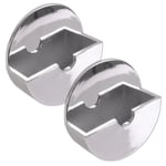 REPLACEMENT PLUG HOLDER 2x Stick On Bathroom Bath Sink Basin Tidy Chrome Finish