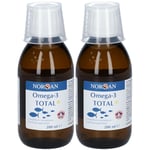 NORSAN Omega-3 TOTAL Huile de poisson Citron 2x200 ml