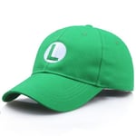 Super Mario Bros Odyssey Luigi Baseballkeps Hett Justerbar