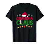 Mens Grandpa Claus Santa Matching Family Christmas Pjs Granddad T-Shirt