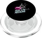 Music is my Medicine for Music Lovers for a Music Lover PopSockets PopGrip pour MagSafe