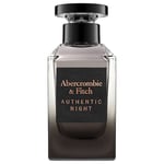 Abercrombie & Fitch Herrdofter Authentic Night Eau de Toilette Spray 100 ml (9.500,00 kr / 1 l)