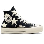 Shoes Converse Chuck Taylor All Star Lift Platform Large Stars Size 5.5 Uk Co...