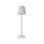 Stolpe bordslampa USB vit