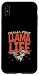 Coque pour iPhone XS Max Drama Free Llama Life Present T-shirt humoristique