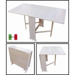 Table pliante blanche Susanna 75x145 cm