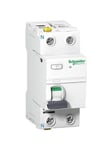 Schneider Electric Acti9 residual current circuit breaker 2P 16A Double terminal 10mA class A Width 36mm