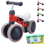 BOLDCUBE My First Bike Baby Balance Bike 1 Year Old Baby Gifts Trike Garden Toys Toddler Push Ride On Walker with No Pedals 1st Birthday Present for Boys Girls Age from 6 Months Old