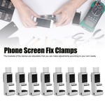 Cell Phone LCD Fix Clamp Sturdy 8Pcs Phone LCD Repair Clamps For Electronic