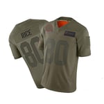 WHUI Riz Rugby Jersey 80#, Jerseys de Football Masculin, édition en Or Noir, Respirant et séchage Rapide, Cadeaux pour Fans Green-XL