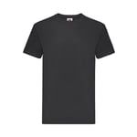 Fruit of the loom Super Premium Tee - T-shirt - Black - XXL