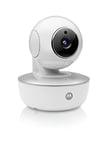 Motorola FOCUS 88 - Caméra de Surveillance Domestique HD 720p - Surveillance WIFI via un Smartphone pour la Maison - Communication Bidirectionnelle Intégrée et la Rotation, Inclinaison et Zoom - Blanc