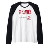 United States Marine Corps The Only Easy Day Was Yesterday Raglan Baseball Tee