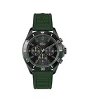 Lacoste Chronograph Quartz Watch for Men with Green Silicone Bracelet - 2011153