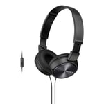 Sony ZX310AP On-Ear Headphones Compatible with Smartphones, Tablets and MP3 Devi