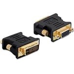 Delock adaptateur VGA 15pin femelle à DVI 24+5 prise mâle