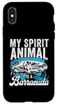 iPhone X/XS My Spirit Animal Is A Barracuda Sport Fishing Angler Case