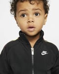 KIDS NIKE TAPING TRICOT TRACKSUIT SET SIZE 18 MONTHS (80-86CM) (66F278 023)BLACK