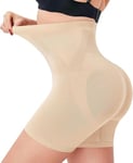 Gotoly Short Culotte Gainante Femme Taille Haute Panty Ventre Plat Invisible Shapewear Shorty Anti Frottement Cuisse Minceur Body Shaper