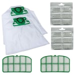 Tlily - PièCes de Rechange Sac à PoussièRe Filtre Tranches d' pour Vorwerk Kobold VK200 Accessoires D'Aspirateur