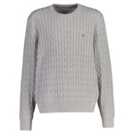 GANT Shield Cotton Cable C-Neck Junior