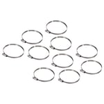 Xavax Hose Clip, 10 Pieces, Silver, Durchmesser 90-110 mm