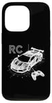 Coque pour iPhone 13 Pro Voiture RC 3D Wireframe - Télécommande Vintage Lover Racing Lover