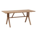 Table haute de jardin 8 personnes Papouasie coloris tahini Hesperide L.210 x l.95 x H.95 cm