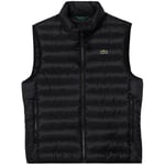 Blouson Lacoste  Doudoune sans manche homme  Ref 64595 031 Noir