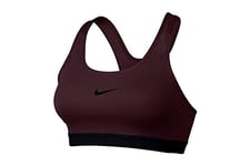 Nike Classic Pad Bra Soutien-Gorge de Sport Femme el Dorado/Black/Black FR : M (Taille Fabricant : M)