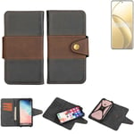 Étui pour Realme 12 Pro+ Portefeuille Pare-Chocs Pouchette Protection Casque Bo