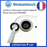 Lentille Caméra Arrière Pour Iphone 8/Se 2020/Se 2022 Noir