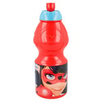 Lady Bug Miraculous – Bouteille Gourde Sport en Plastique 400 ML (Stor 86932)