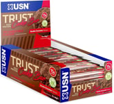 USN Trust Cookie Bar, Triple Chocolate Protein Cookie: High Protein Bars, & 12 x