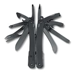 VICTORINOX Couteau Suisse Swiss Tool Spirit MXBS, 24 Fonctions, Outil Multifonction, y c. Pince, Tournevis, Ouvre-Boîtes, Étui-Ceinture Nylon, Noir