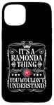 Coque pour iPhone 15 Plus Le nom de Ramonda est une histoire de Ramonda que vous ne comprendriez pas