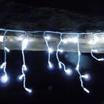 Guirlande Pro Stalactite 10m Blanc Froid Fixe 360 Leds 230v