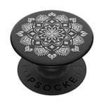 PopSockets: PopGrip Expanding Stand and Grip with a Swappable Top for Phones & Tablets - Quiet Darkness Mandala
