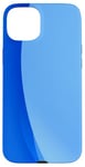 Coque pour iPhone 15 Plus Design bleu minimaliste, style simple et moderne