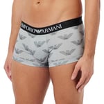 Emporio Armani Men's Trunk Classic Pattern Mix, Eagle Print, L