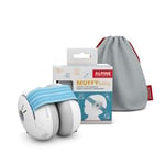 Alpine Muffy Baby Casque Anti Bruit Bébé : Protection Auditive Pour Bébés et Tout-Petits Jusqu'à 36 Mois - Certifié CE - Améliore le Sommeil Pendant les Déplacements - Réglable et Confortable - Bleu