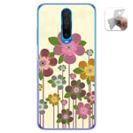 Coque Gel TPU pour Xiaomi Pocophone Little X2 Design Printemps en Fleur Dessins