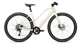 Velo de ville electrique orbea vibe mid h30 shimano acera 8v 250 wh 700 mm blanc ivory 2024