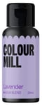 Colour Mill Aqua Blend Food Colouring Liquid Lavender - Edible Food Paint for Royal Icing, Macarons, Meringue, Fondant, Jellies, Beverages and More - 20 ml