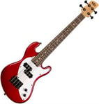 Kala U-Bass Solid Body 4-String Metallic Red Fretted